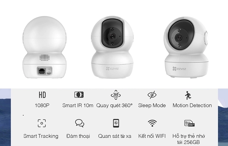 Tính Năng Nổi Bật Camera Wifi Không Dây Ezviz TY2