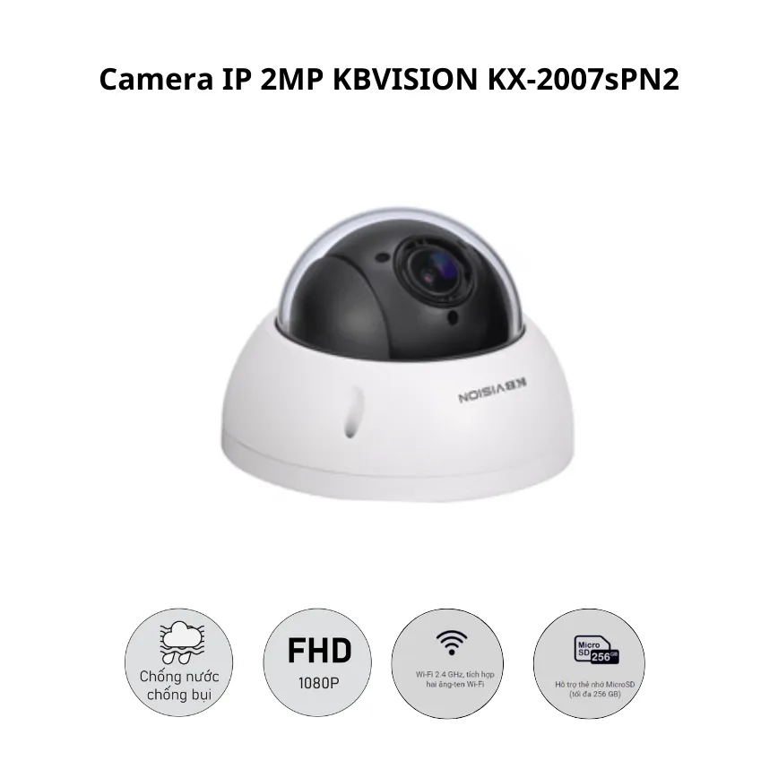 Camera IP 2MP KBVISION KX-2007sPN2