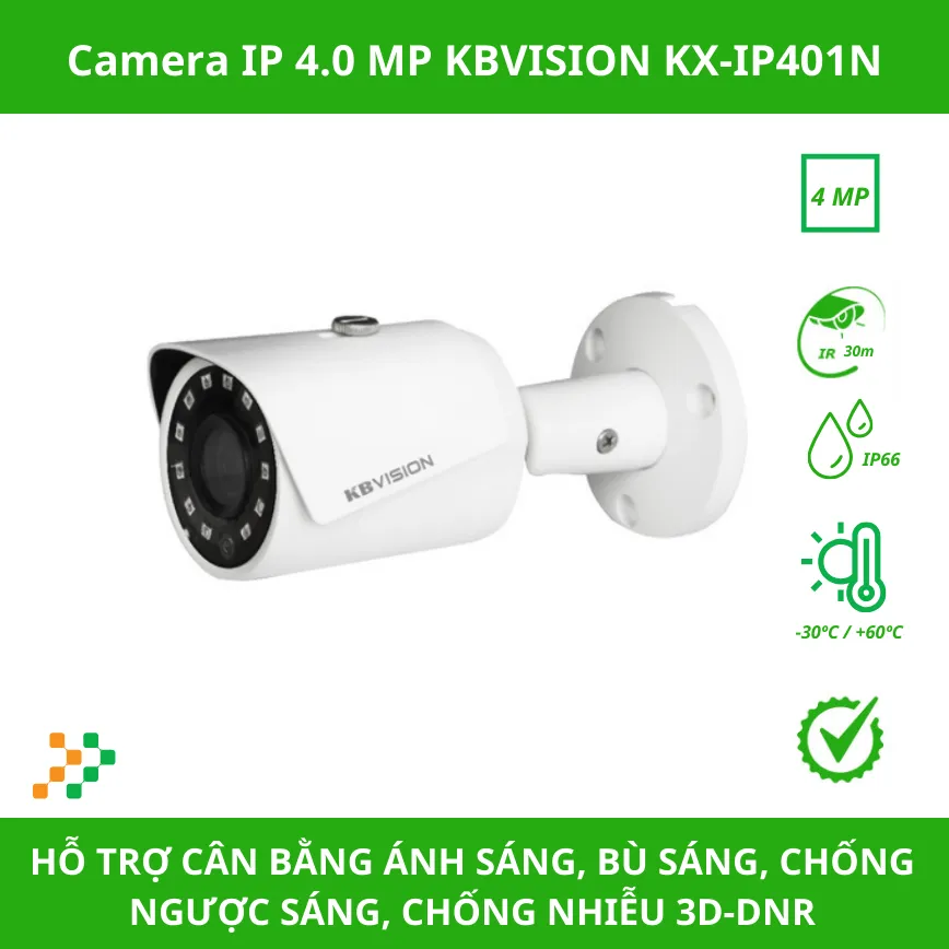 Camera IP 4.0 MP KBVISION KX-IP401N