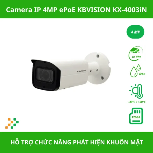 Camera IP 4MP ePoE KBVISION KX-4003iN