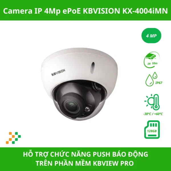 Camera IP 4Mp ePoE KBVISION KX-4004iMN