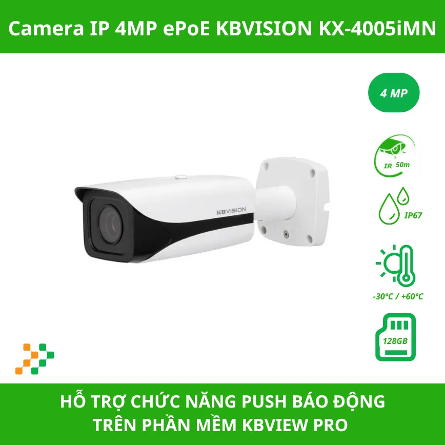 Camera IP 4MP ePoE KBVISION KX-4005iMN