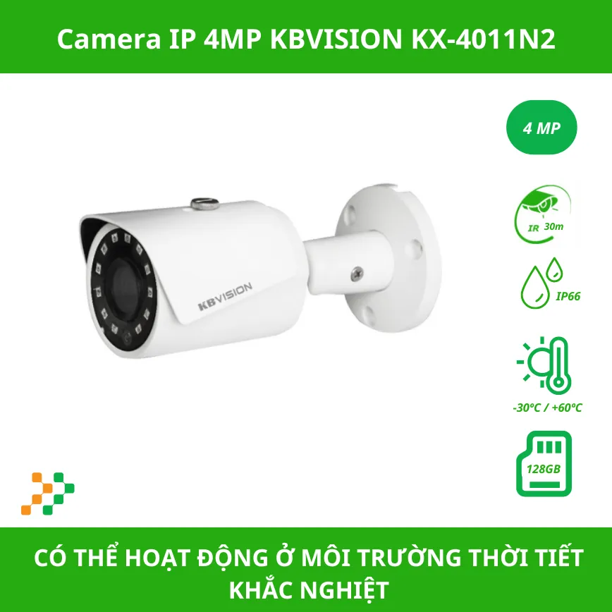 Camera IP 4MP KBVISION KX-4011N2