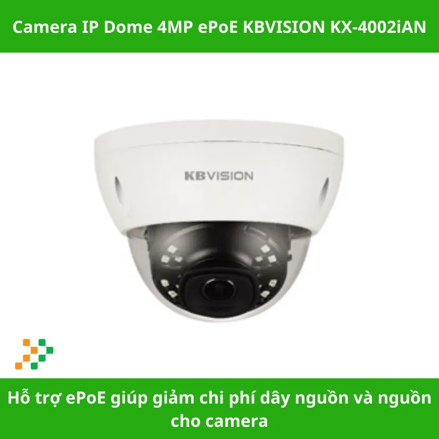 Camera IP Dome 4MP ePoE KBVISION KX-4002iAN