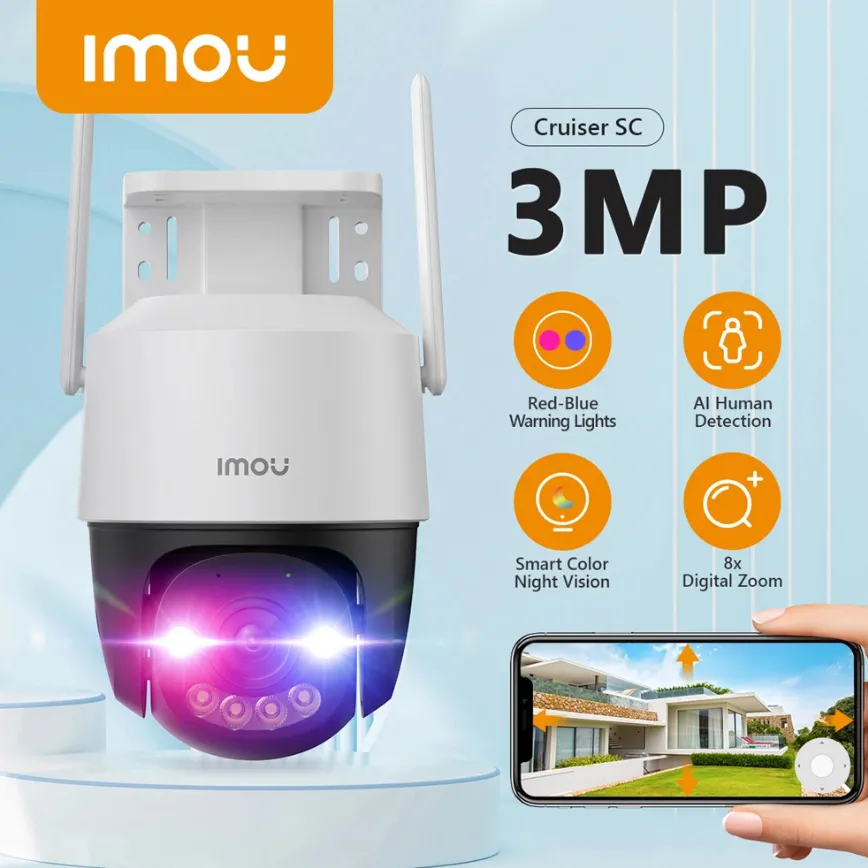 Camera Wifi iMOU Cruiser SC 2K 3MP (IPC-K7FP-3H0WE)