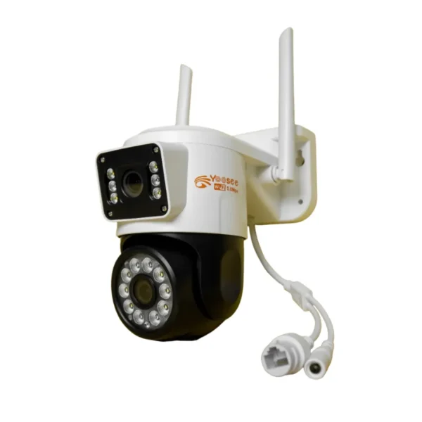 Camera Wifi Yoosee QPT36 Ngoài Trời 2 Ống Kính, Có Màu Ban Đêm