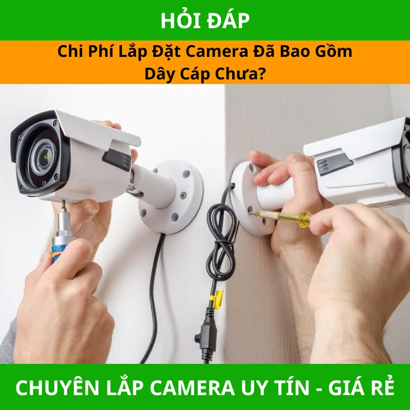 Chi Phí Lắp Đặt Camera Đã Bao Gồm Dây Cáp Chưa?