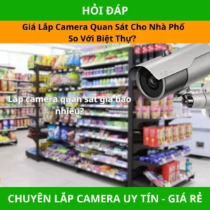 Giá Lắp Camera Tại Cửa Hàng Ở Trung Tâm Thành Phố?