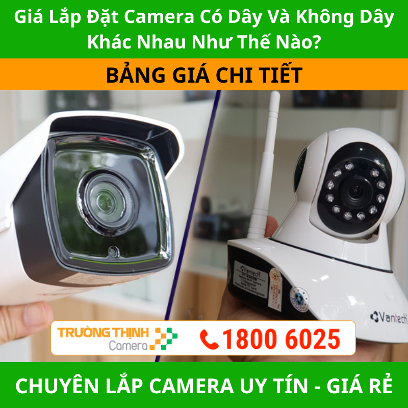 So Sánh Camera Có Dây Và Không Dây Khác Nhau Như Thế Nào?