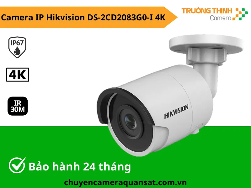 Camera Hikvision DS-2CD2083G0-I 4K