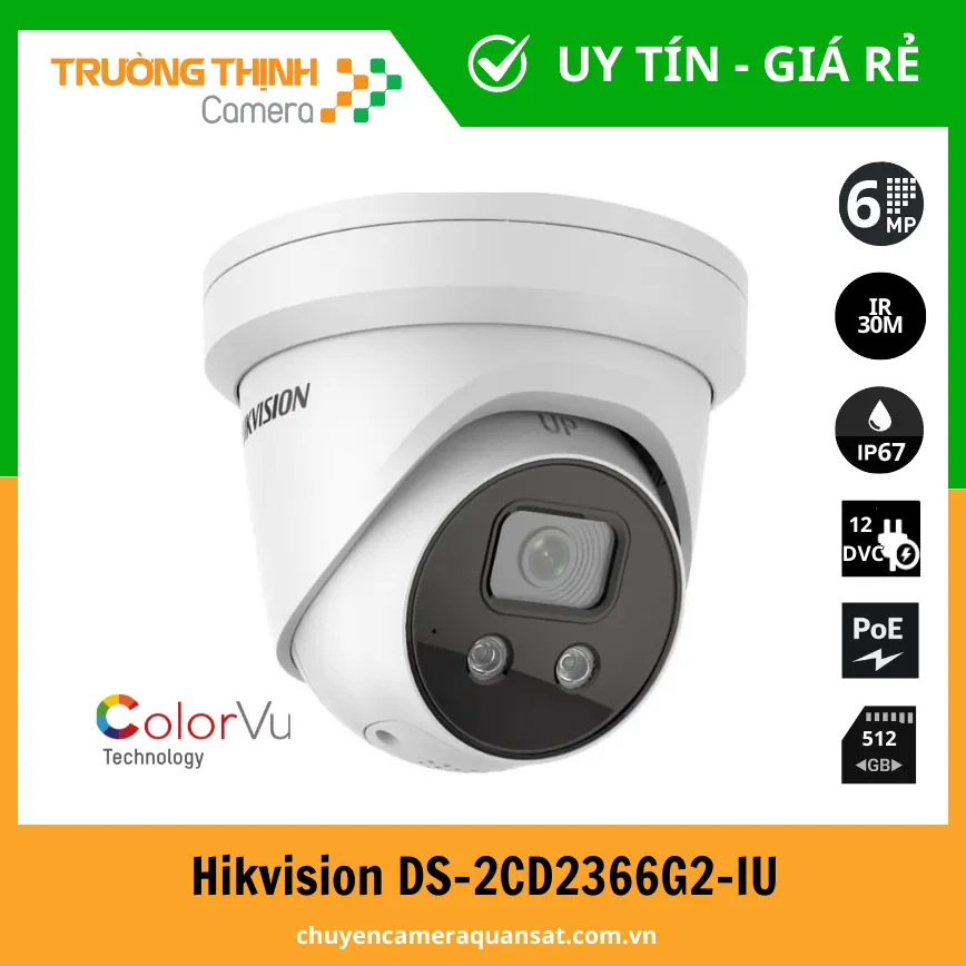 Camera Hikvision DS-2CD2366G2-IU