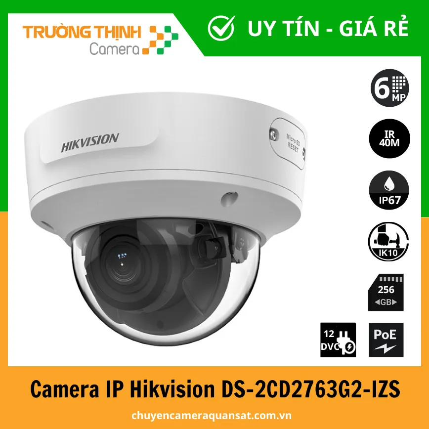 Camera IP Hikvision DS-2CD2763G2-IZS