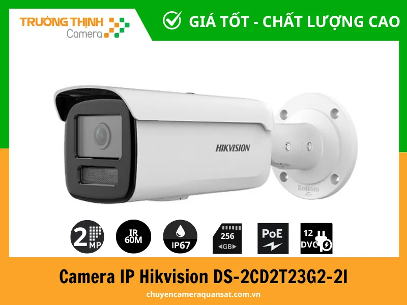 Camera IP Hikvision DS-2CD2T23G2-2I