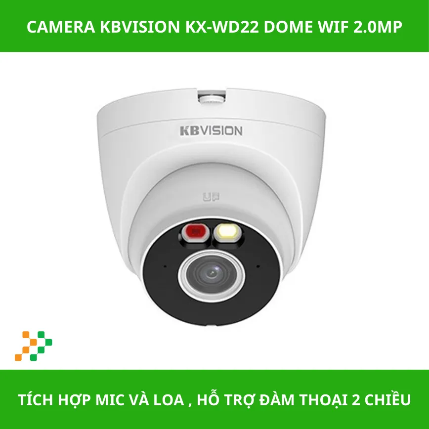 KBVISION KX-WD22 Dome Wifi Full Color 2.0MP