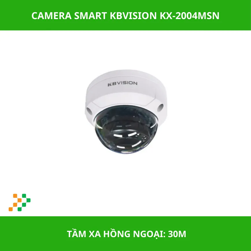 Camera Smart IP Dome 2.0MP KBVISION KX-2004MSN