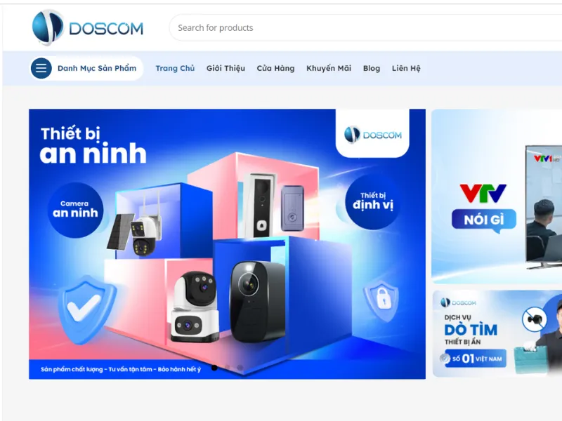 Công ty lắp camera uy tín Doscom